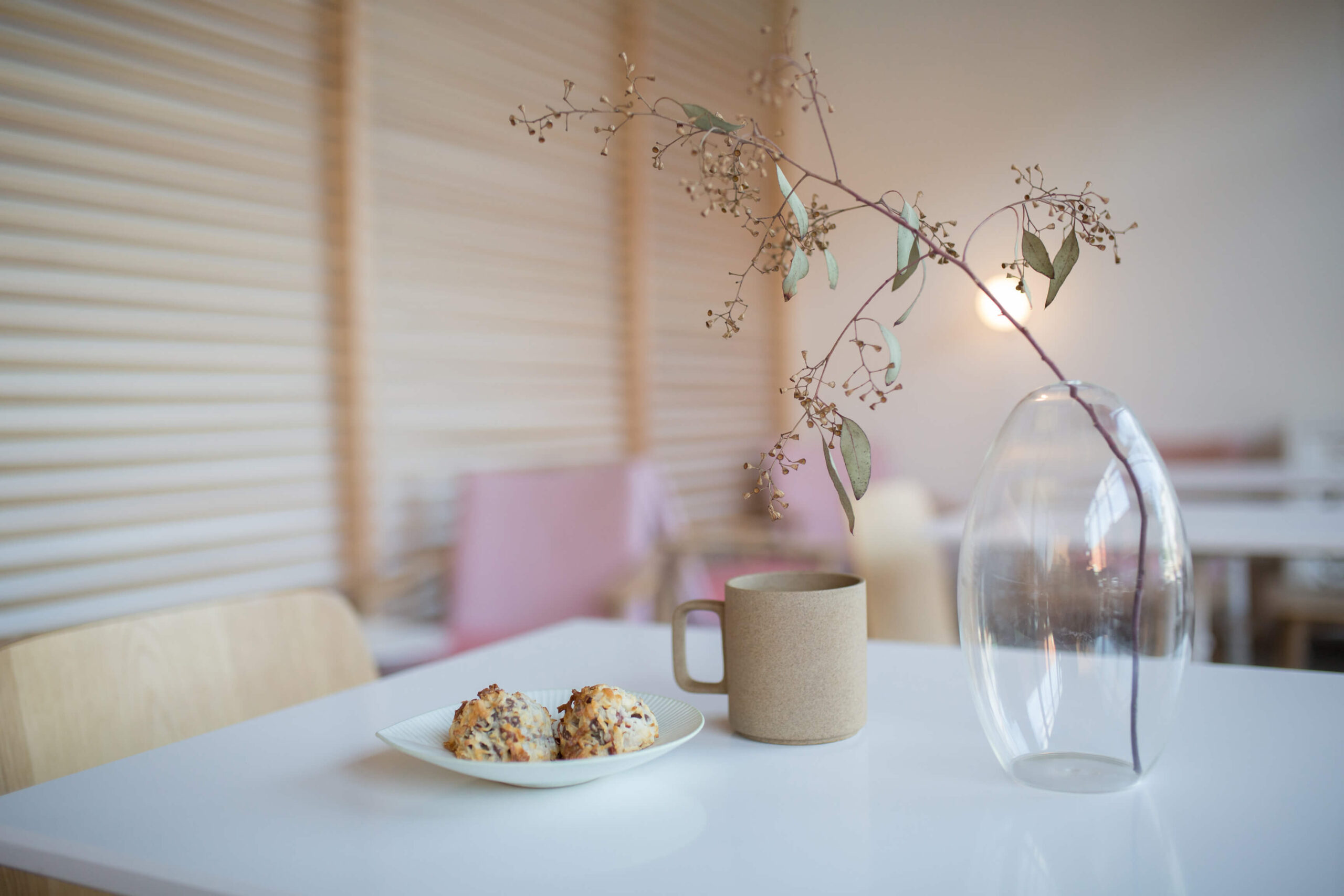 A plate of macaroons and cup of tea at Heirloom will fuel you to depart Raleigh Union Station.