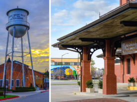 The Rocky Mount Train Station and water tower