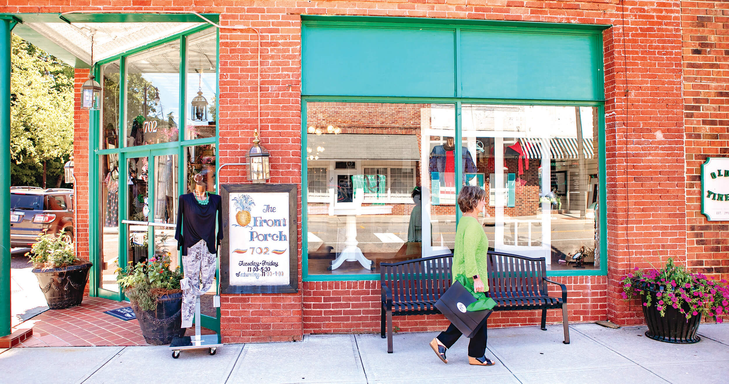 Shopping & Strolling in Uptown Eden | Our State