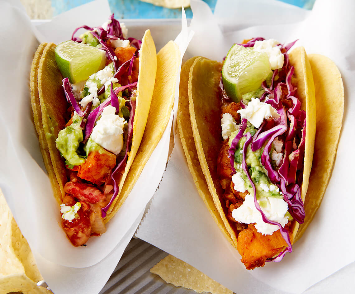 Sweet potato tacos