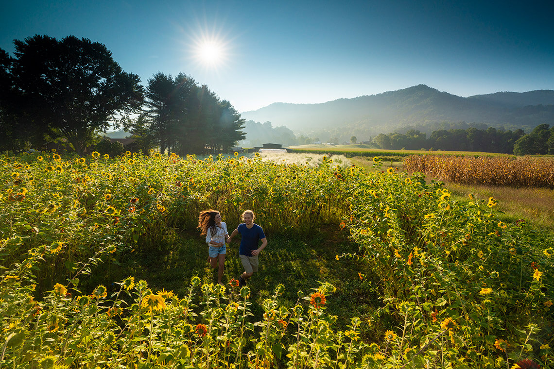 Couple at Ten Acre Garden