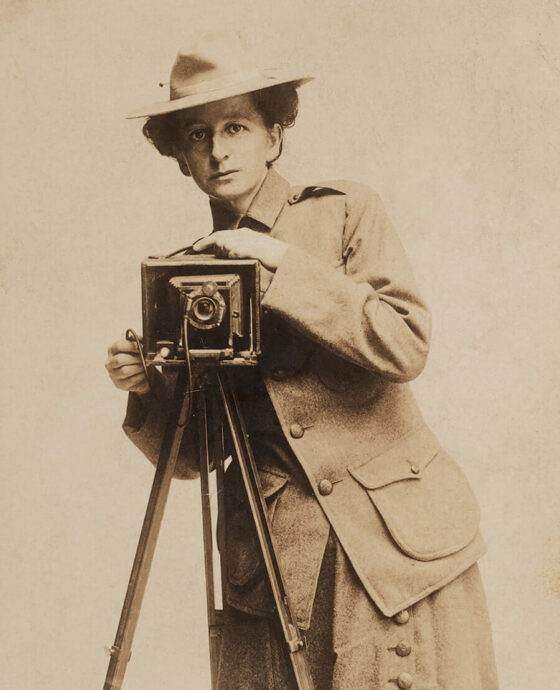 Bayard Wootten behind the camera
