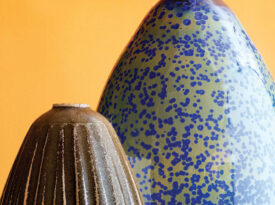 Handmade vases are just one form of Seagrove Pottery