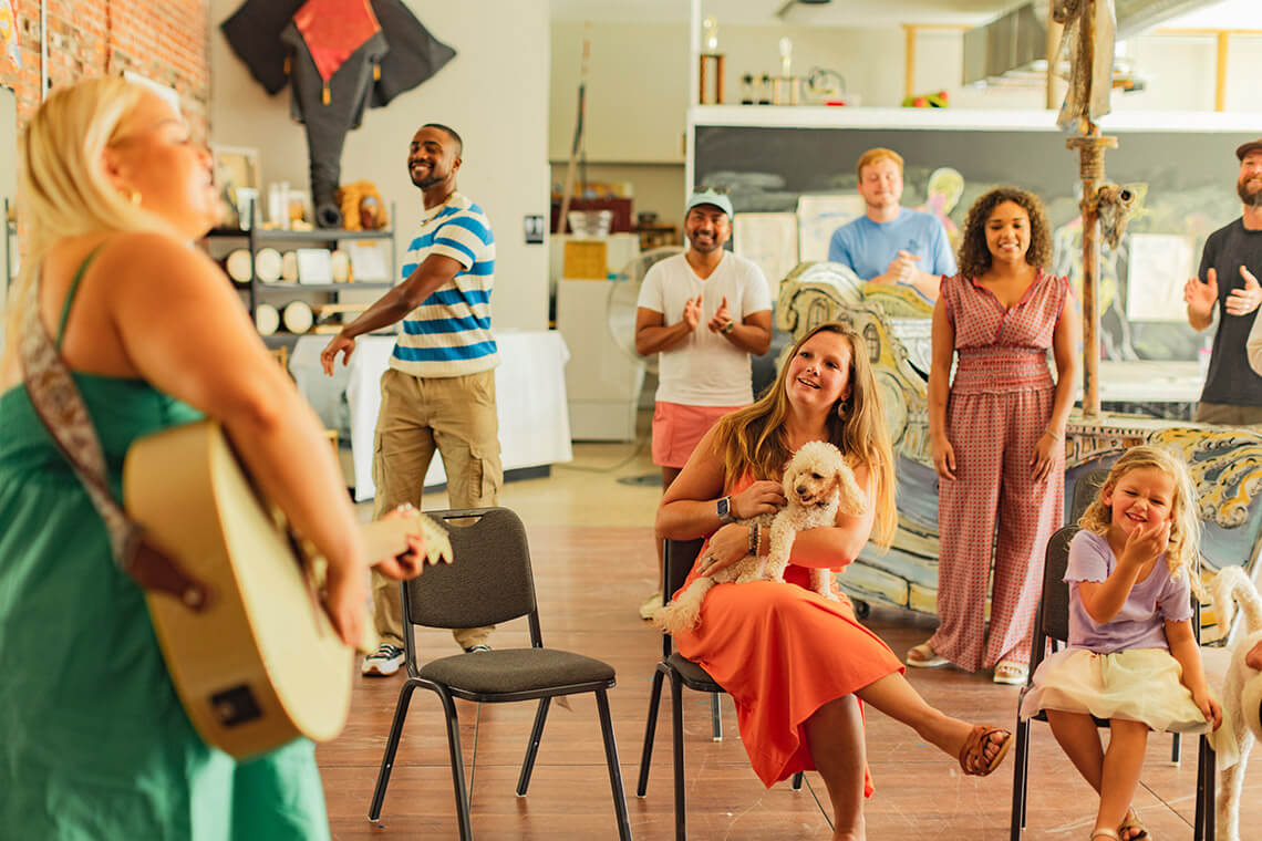 Theatre troupes rehearse at Elizabeth City's Arts of the Albemarle