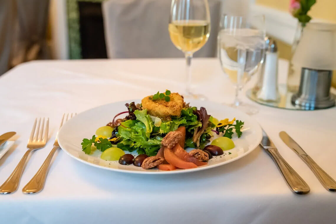 Indulge in Chef Lacassagne’s South of France menu at Saint Jacques.