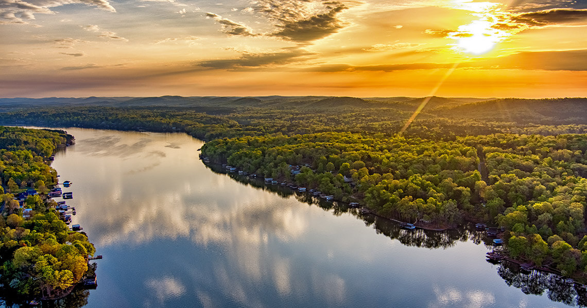 Lake Tillery and the Uwharrie National Forest