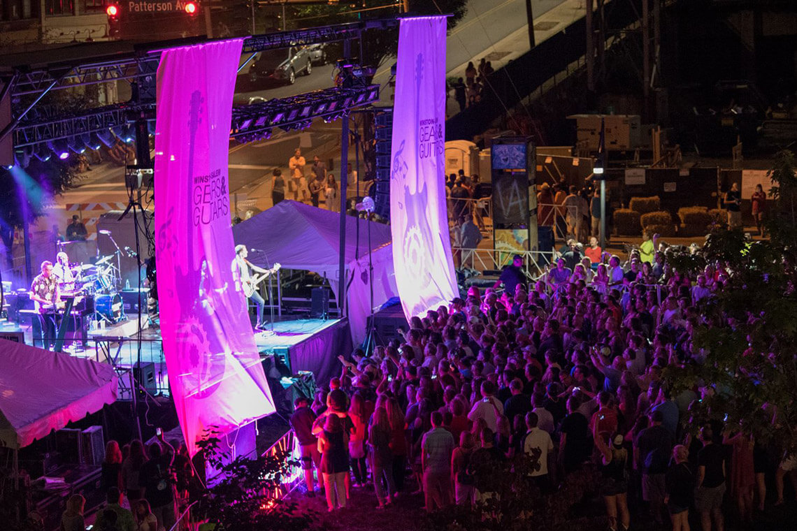 Concert performance at Gears & Guitars in Winston-Salem