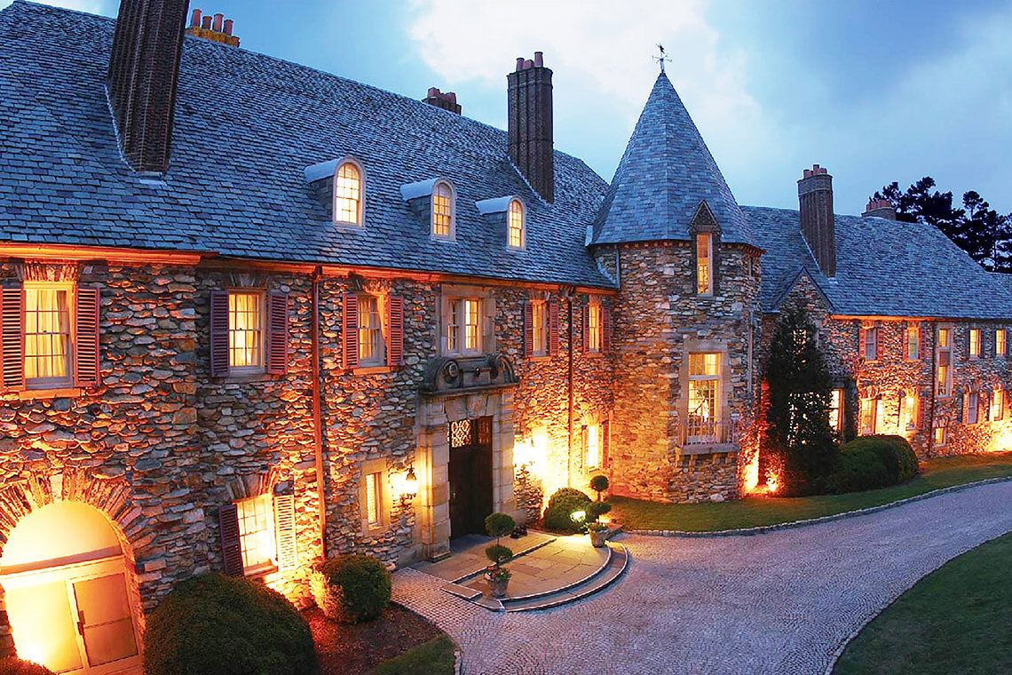 Exterior of Graylyn Estate in Winston-Salem