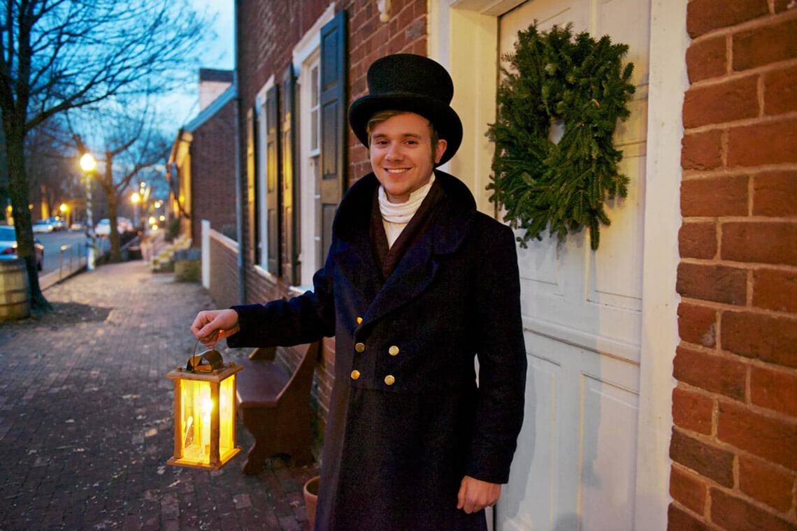 For a Christmas-themed Winston-Salem event, explore Old Salem.