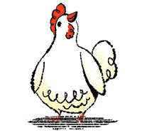 French hens from the 12 Days of Christmas