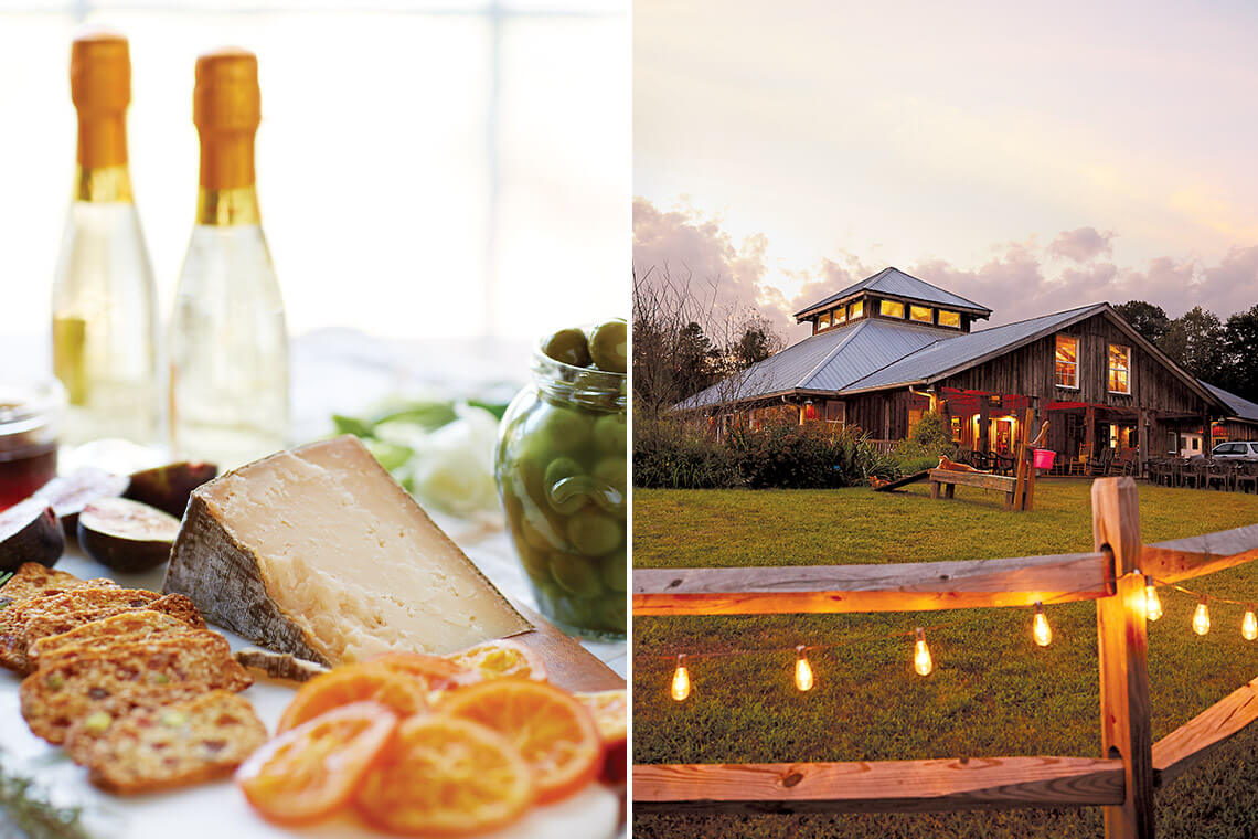 Goat Lady Dairy cheese and farmhouse