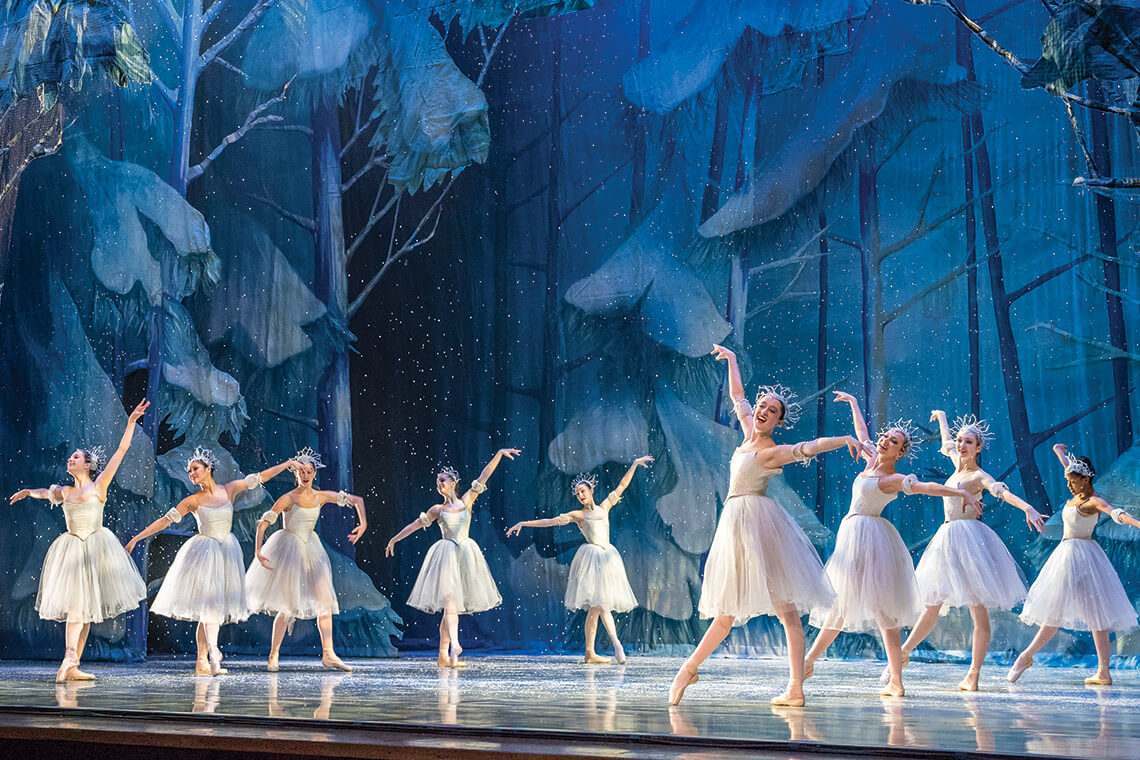 Carolina Ballet members perform dance from The Nutcracker