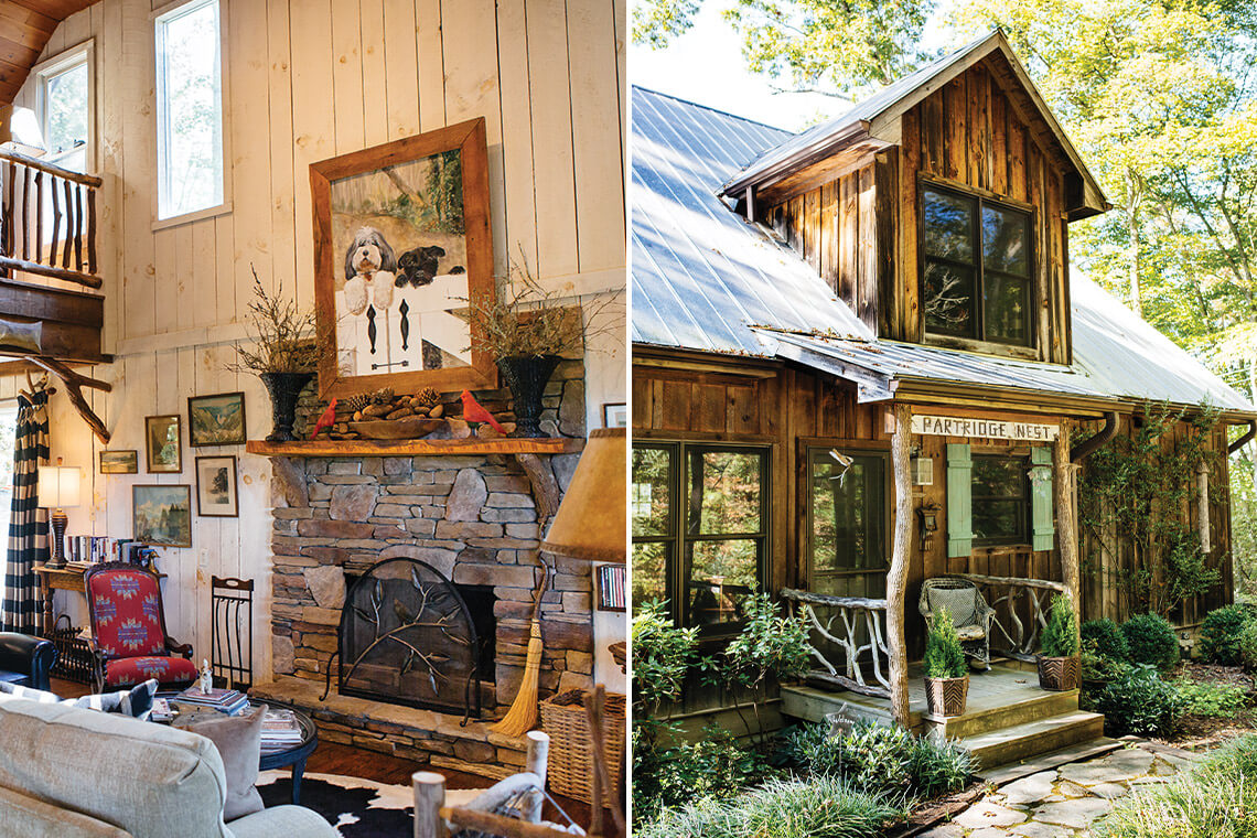 The Partridge Nest cabin in Brevard, North Carolina