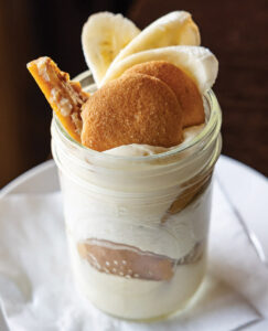 banana pudding at Birchwood Hall Southern Kitchen in Waynesville, NC