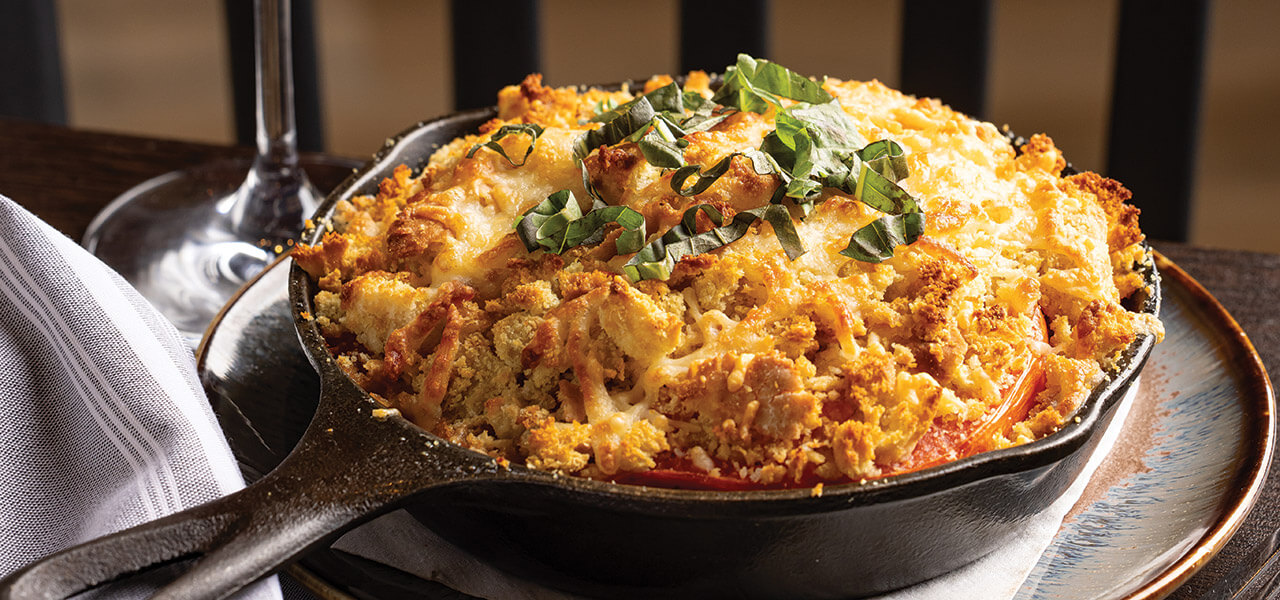 Southern tomato pie at Birchwood Hall Southern Kitchen