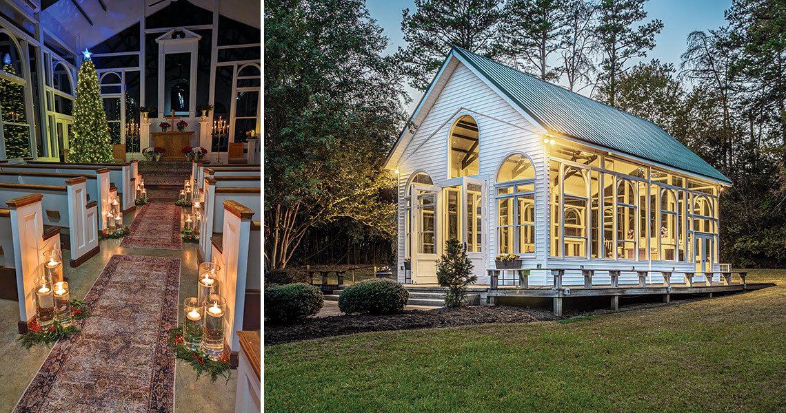 The Glass Chapel in Rutherfordton, NC