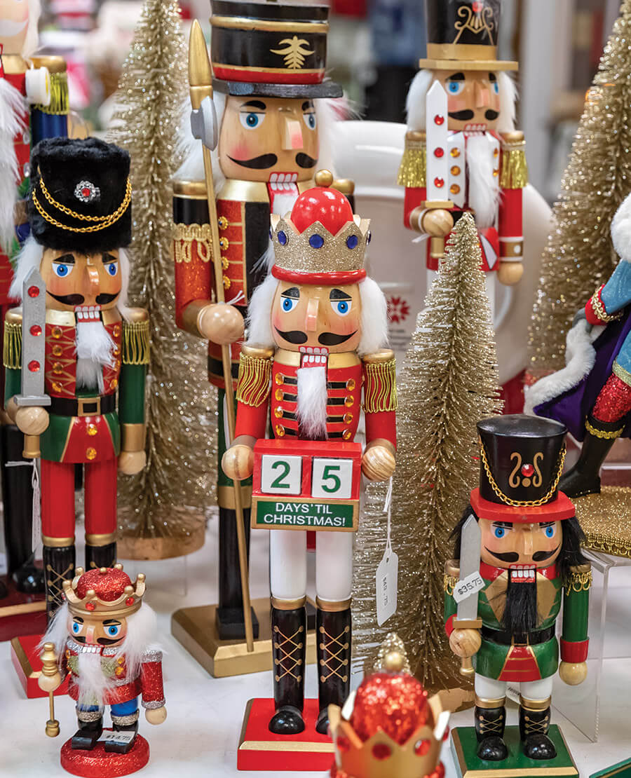 Collection of nutcrackers.