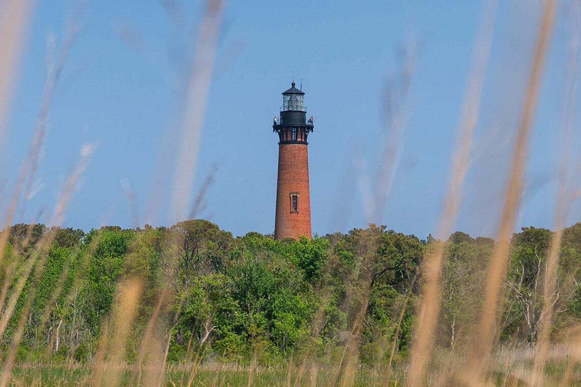 Currituck Beach Lighthouse in Corolla North Carolina