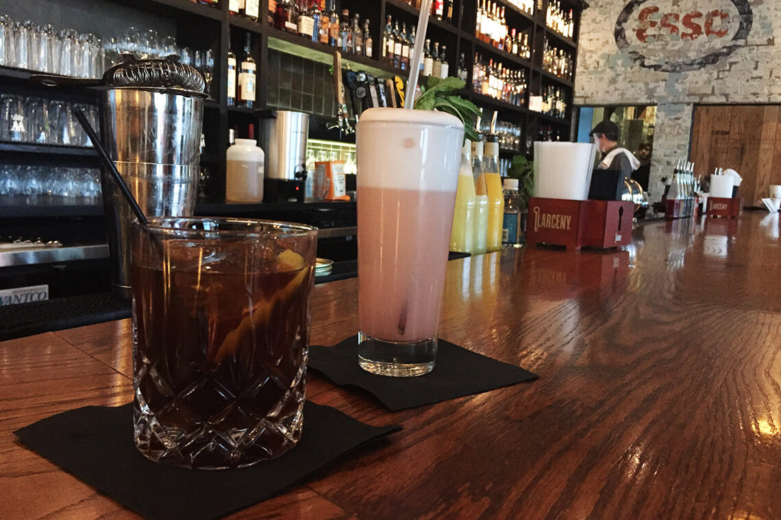 Cocktails at Dram & Drought in Raleigh