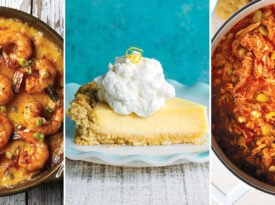 Shrimp and grits, Atlantic Beach Pie, and Brunswick stew