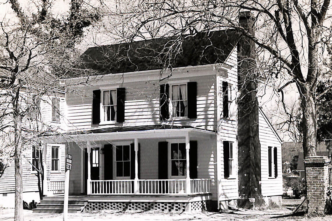 310 George Street in New Bern, the home of Amelia Green, a Black artisan