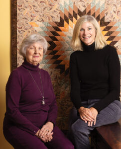 Writer Amy Bonesteel with her mother Georgia Bonesteel