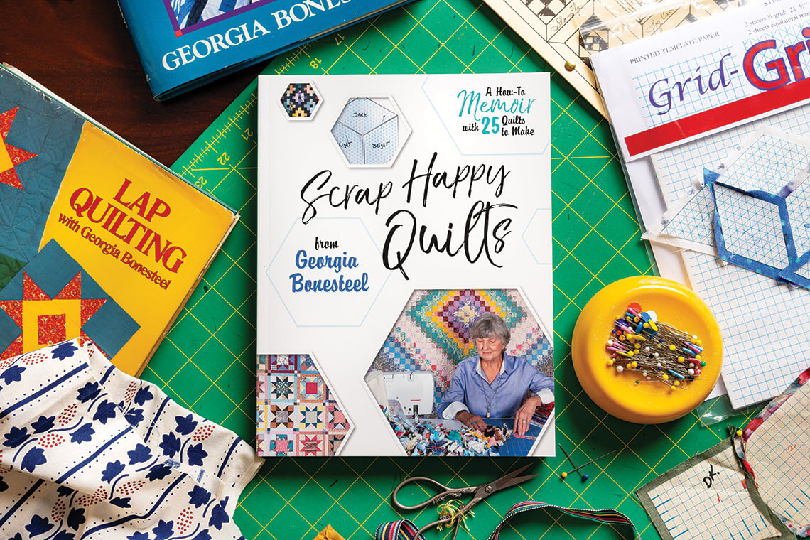 Scrap Happy Quilts book and quilting supplies