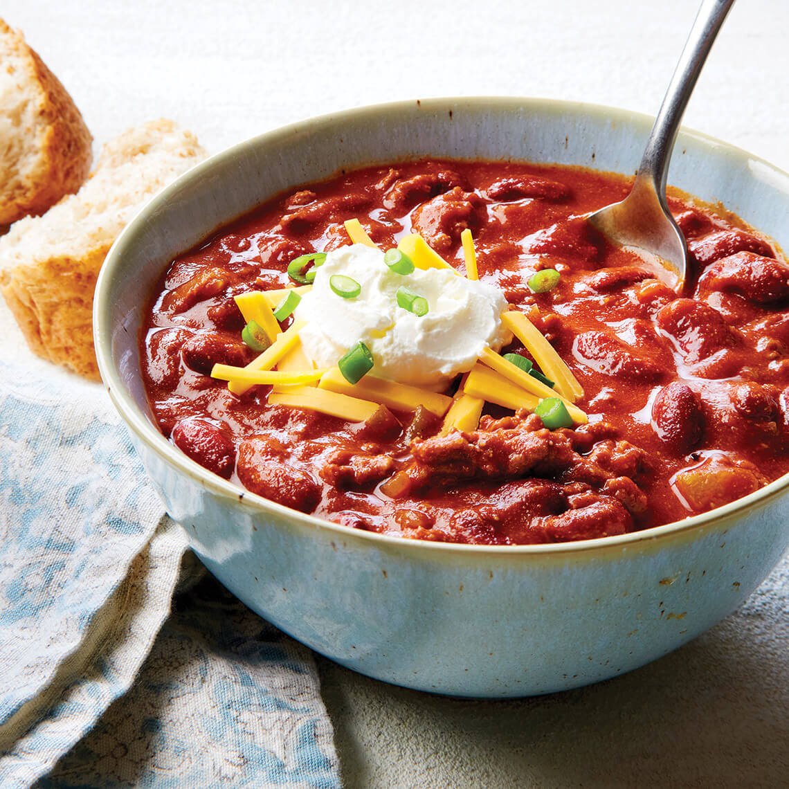 Hearty, snow day chili