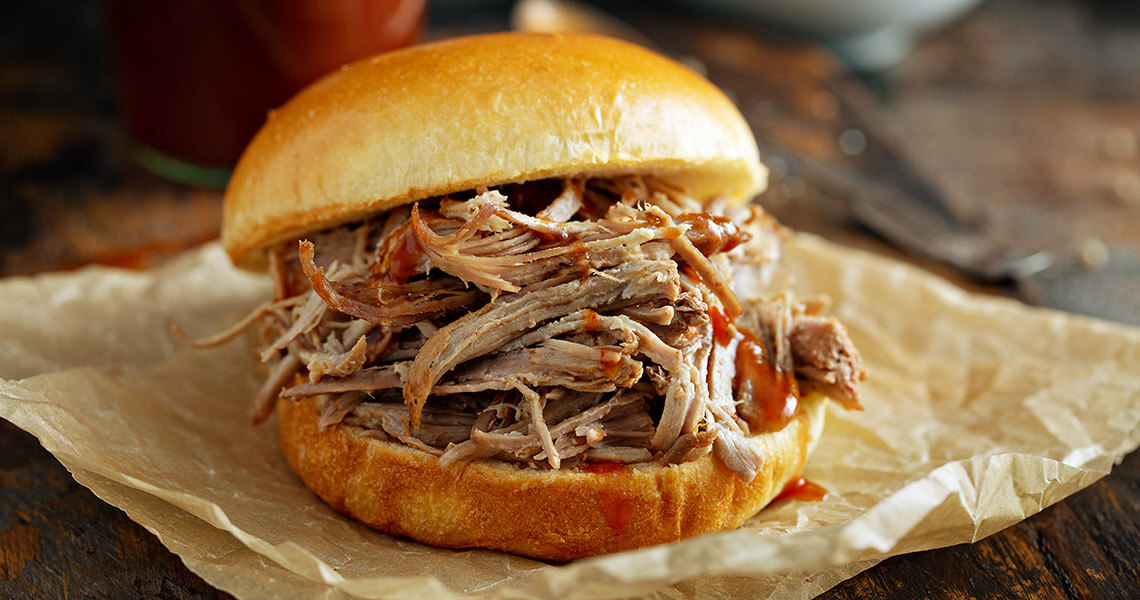 Barbecue sandwich from Suds & Swine Festival in Laurinburg