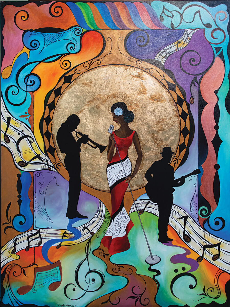 Painting by Barton Hatcher