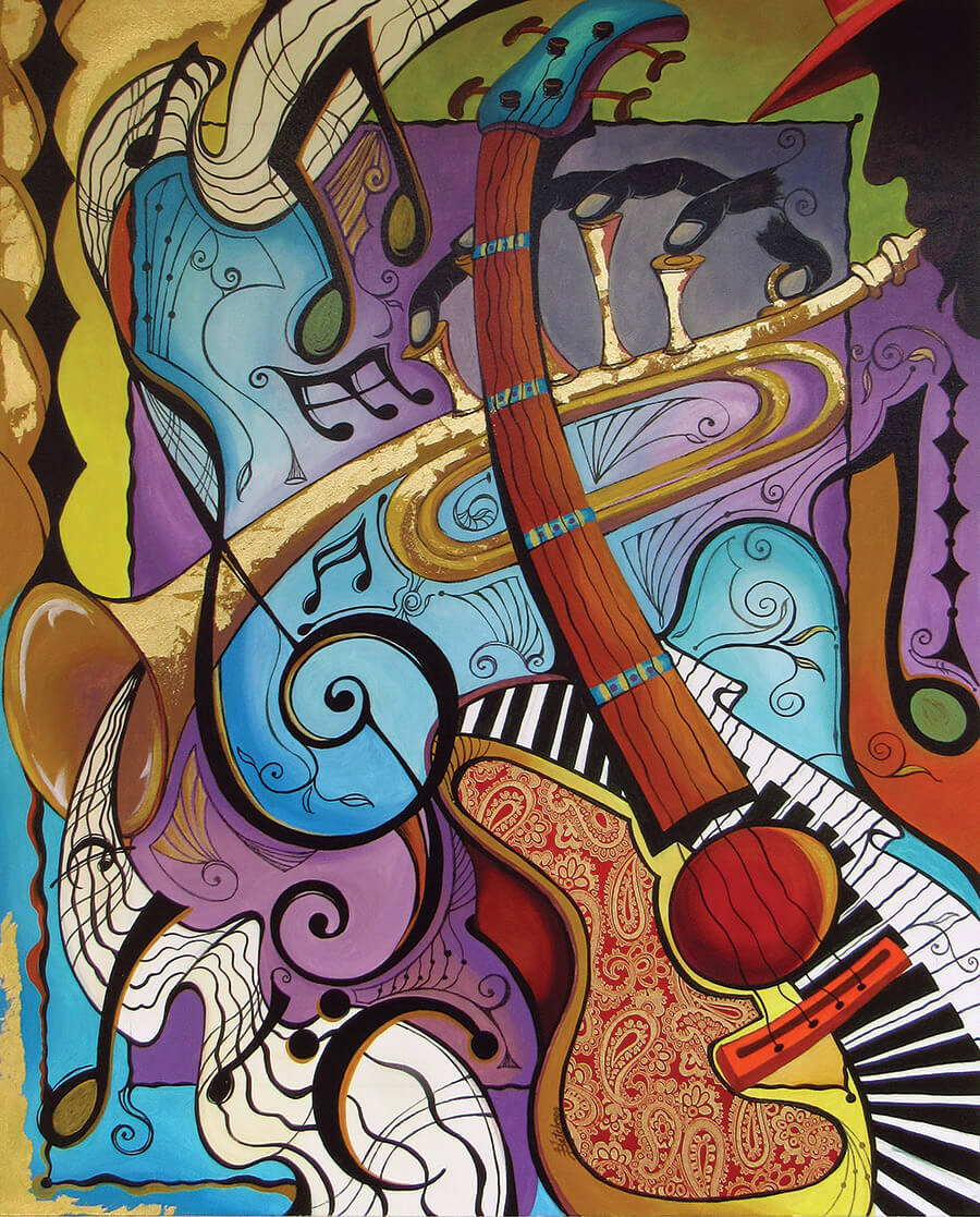 Painting entitled Sketches of Spain, by Barton Hatcher