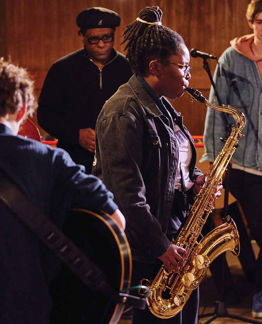 Saxophonist Angel McCray grooves with UNCG’s Spartan Jazz Collective