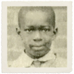 Musician John Coltrane as a young child.