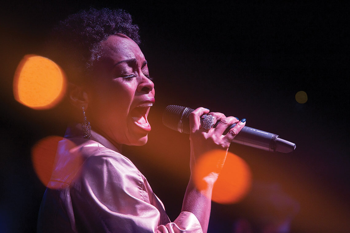 Maria Howell performs at North Carolina jazz venue, Middle C