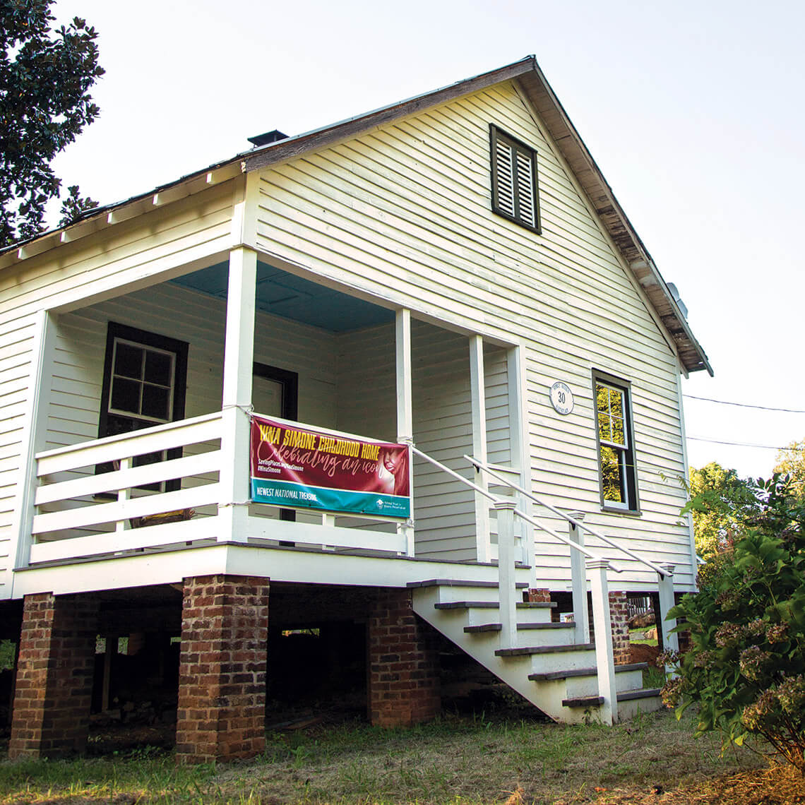 Nina Simone's childhood home in Tryon, NC