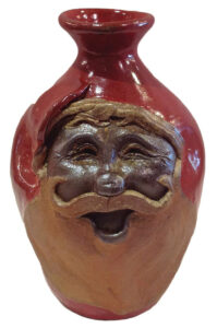 Santa-Face Jug Pottery made by Traditions Pottery