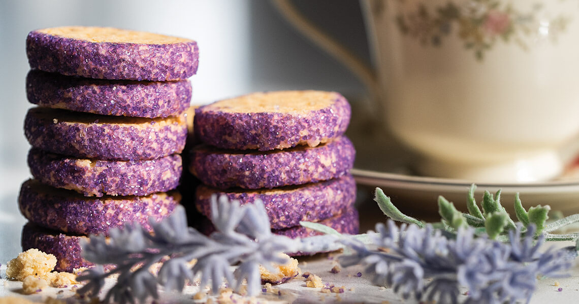 Sweater Box Confections lavender lemon cookies