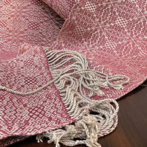 Handwoven Twill Scarf crafted by TW Weaving in Burnsville, NC