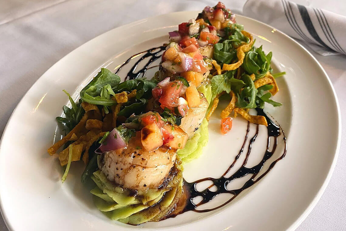 Scallops from Ironwood in Pinehurst, NC