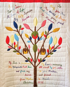 Quilt that Rosa Lee Watson made for Merle Watson.