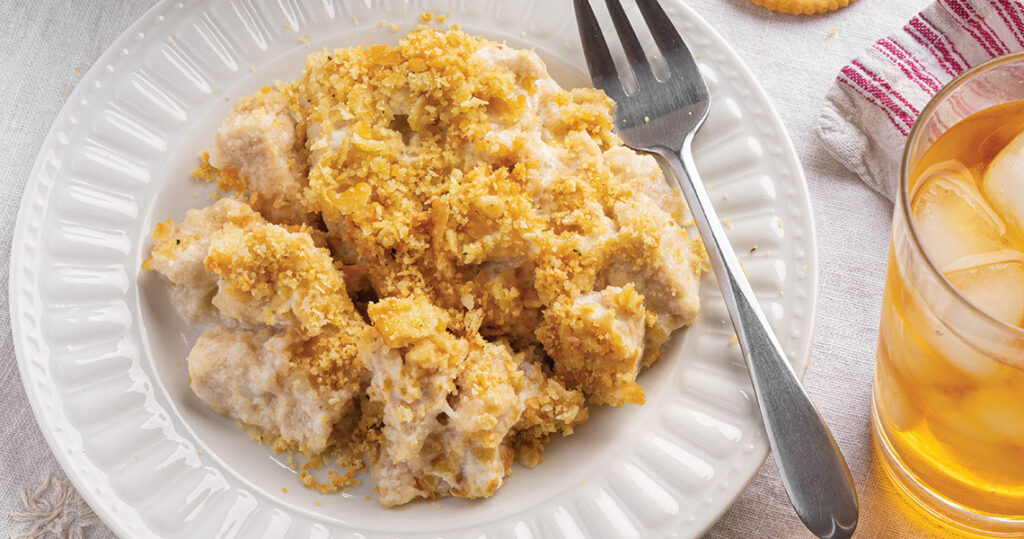 Cheesy chicken casserole