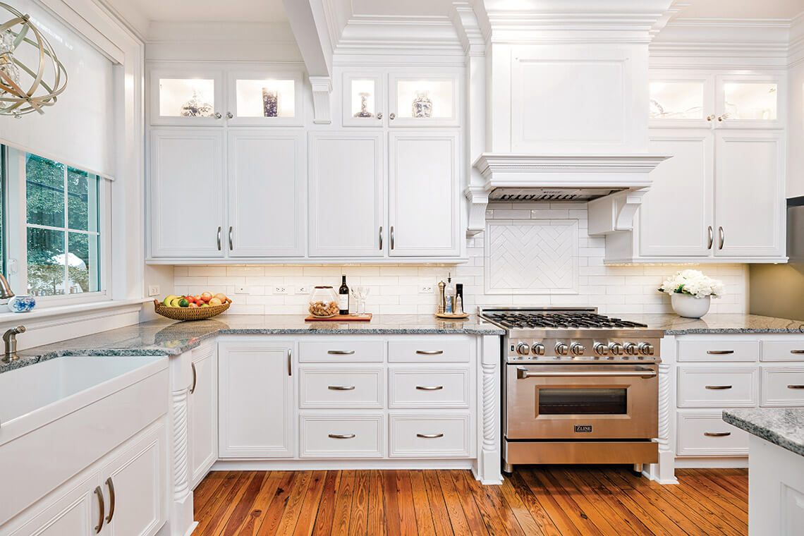The kitchen in the Furpless House
