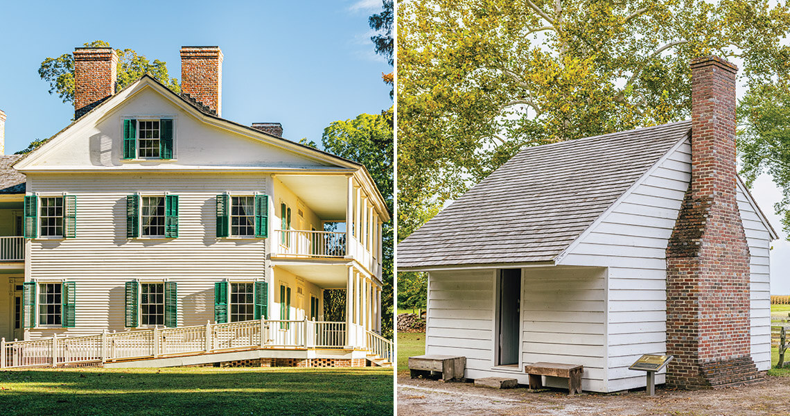 The Big House and residence of Lewis and Judy at Somerset Place. 