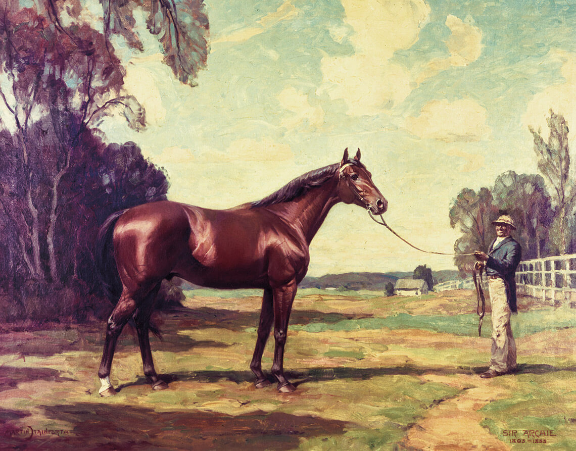 Painting of Sir Archy