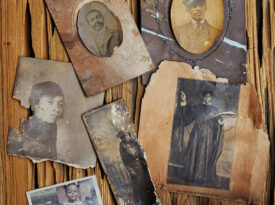 Black-and-white photos recovered from the Robert Price house in Edenton.