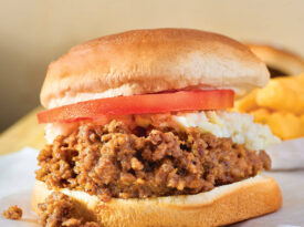 Ground steak sandwich from the Dairy Center in Surry County.