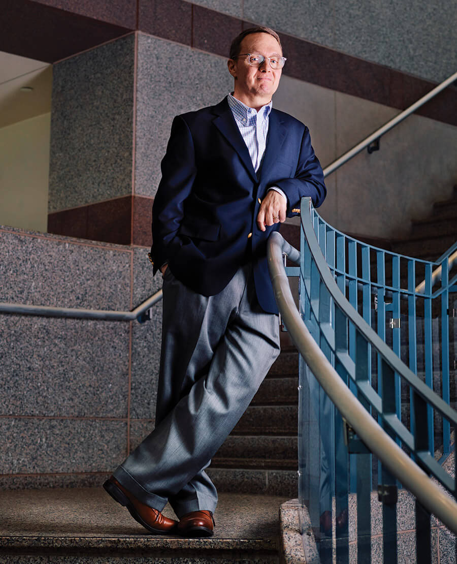 Dr. Michael Soboeiro inside the North Carolina Museum of History