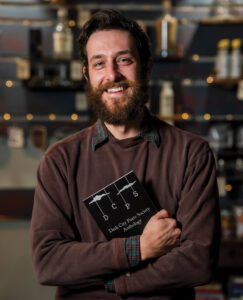 Clint Bowman, the founder of Dark City Poets Society