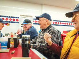 Regulars enjoy breakfast at the Piggly Wiggly in Richlands.