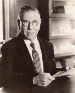 A.J. Tomlinson, founder of the Fields of the Wood